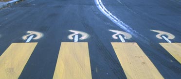 photo copyright ROADSWORTH crosswalk art