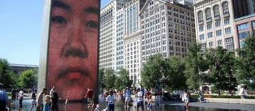 image credit: Curious, Funny Photos / Pictures crown fountain