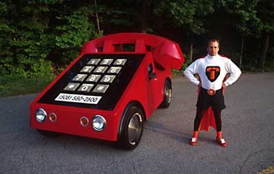 Phone Car: Howard to the rescue Phone Car: Howard to the rescue