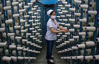 At work: textile At work: textile