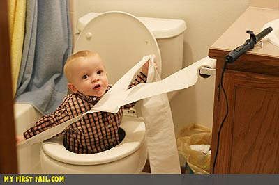 My First Fail - toilet paper slicer My First Fail - toilet paper slicer