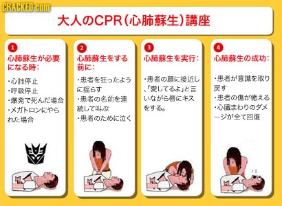 If Hollywood taught Science - CPR