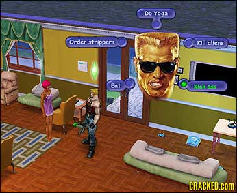Game Characters Switch Games - The Sims+DUKE NUKEM
