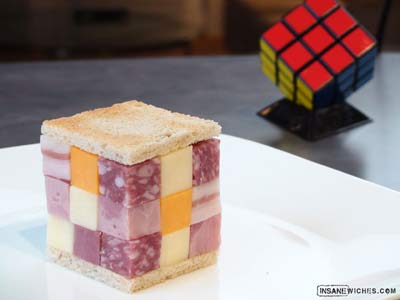 INSANEWICHES - rubic cubewich INSANEWICHES - rubic cubewich